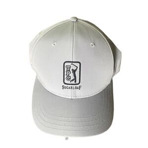 NWOT Pukka Sugarloaf Golf TPC Tour Snapback Hat Cap Gray Adjustable Men
